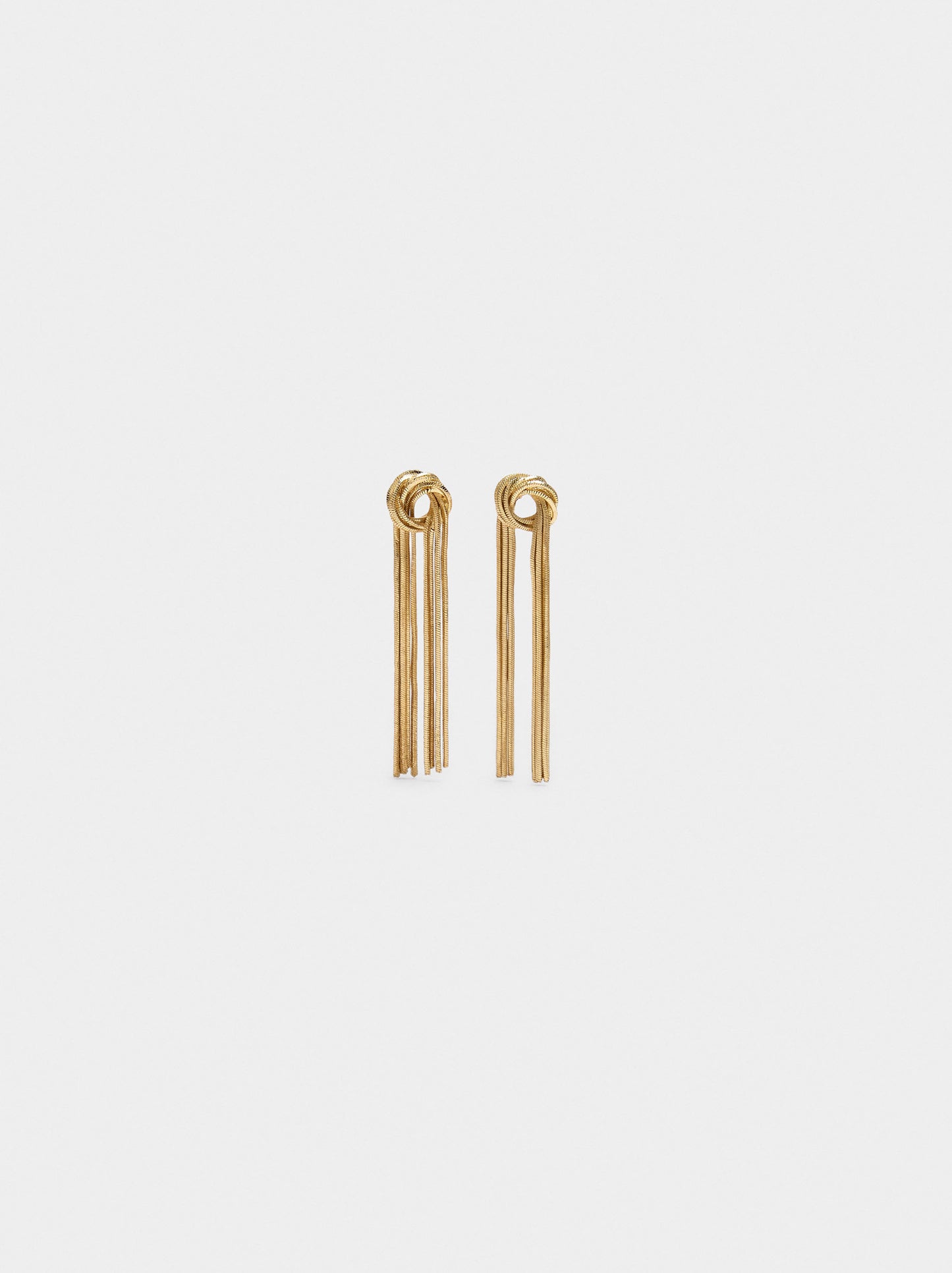 Long Earrings With Knot