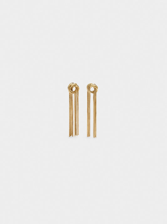 Long Earrings With Knot