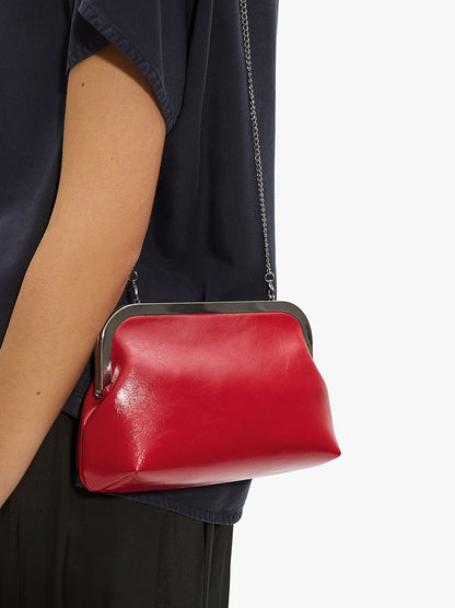 Party Bag With Leather Effect