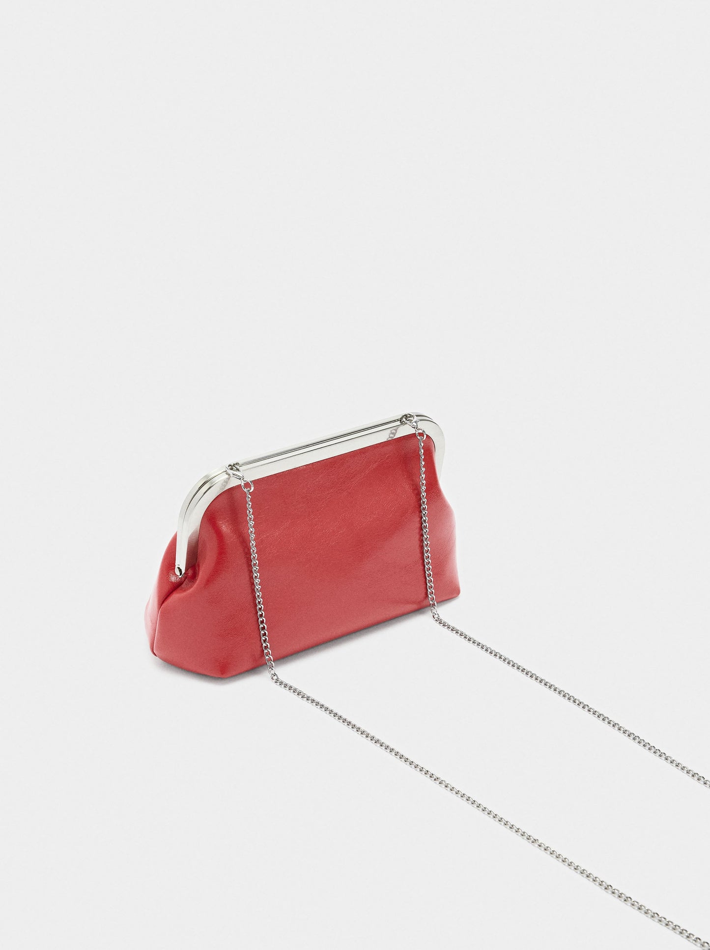 Party Bag With Leather Effect