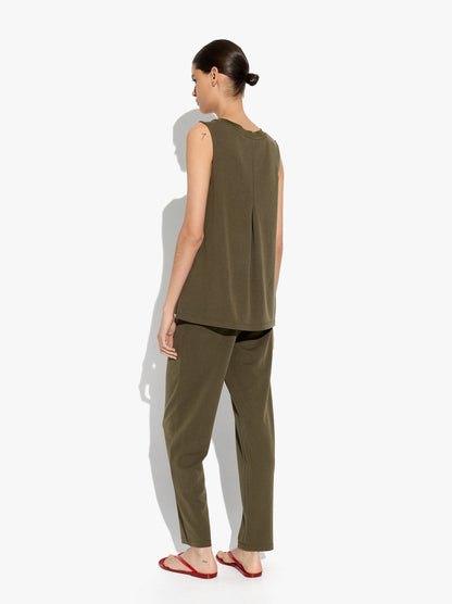 Fluid Trousers With Elastic Waist