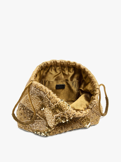 Party Bag With Beads And Fringes