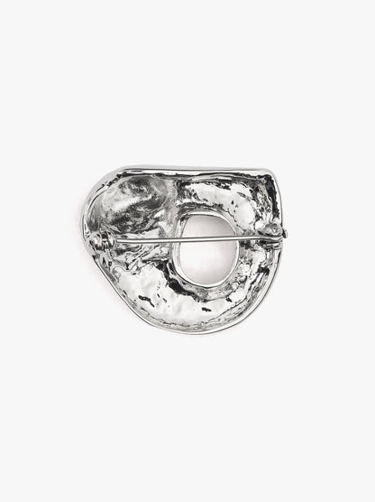 Brooch Hoop With Embossed Detail