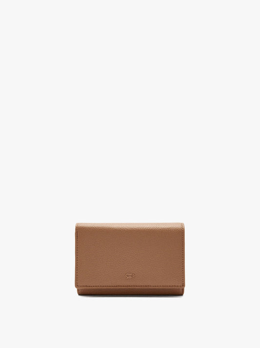 Wallet With Texture And Flap