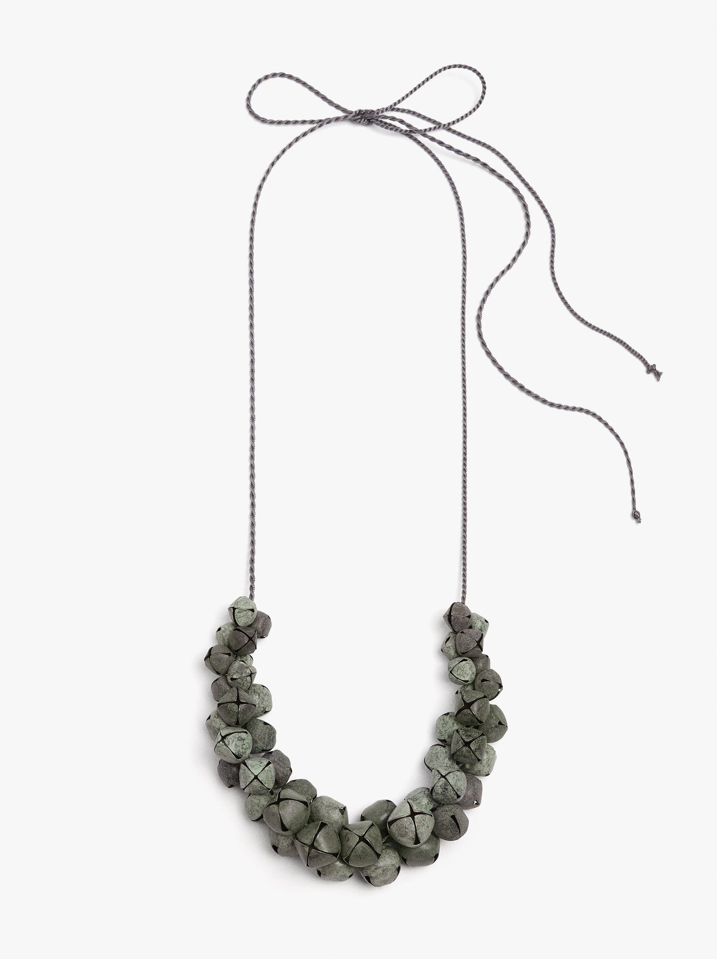 Necklace Of Cord With Bells