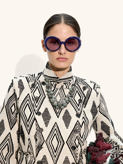 Necklace Of Cord With Bells