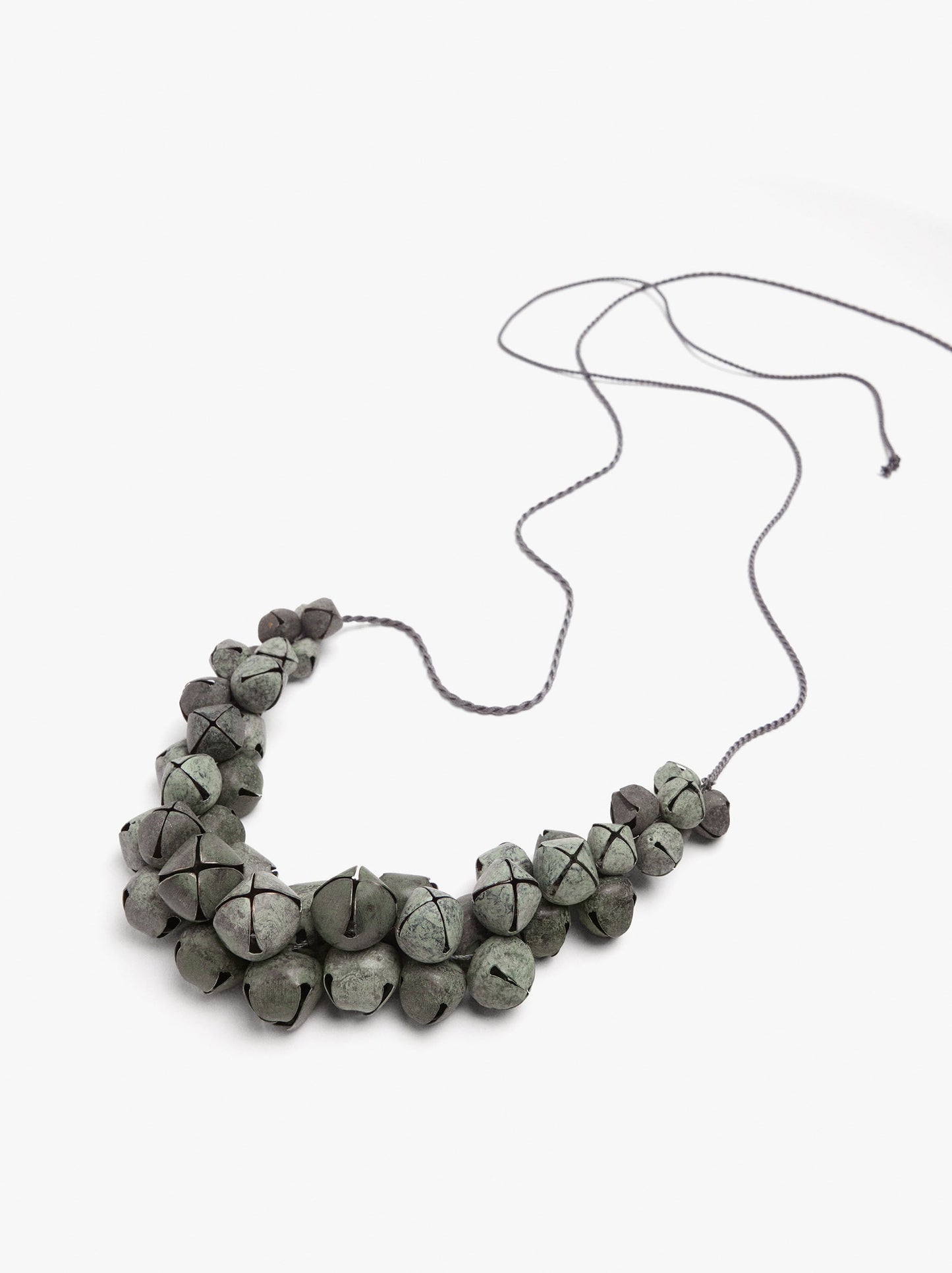 Necklace Of Cord With Bells