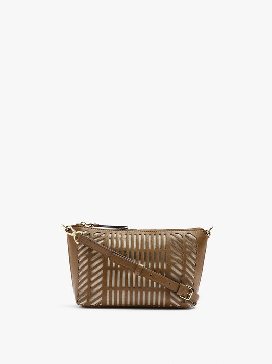 Crossbody Bag With Perforations