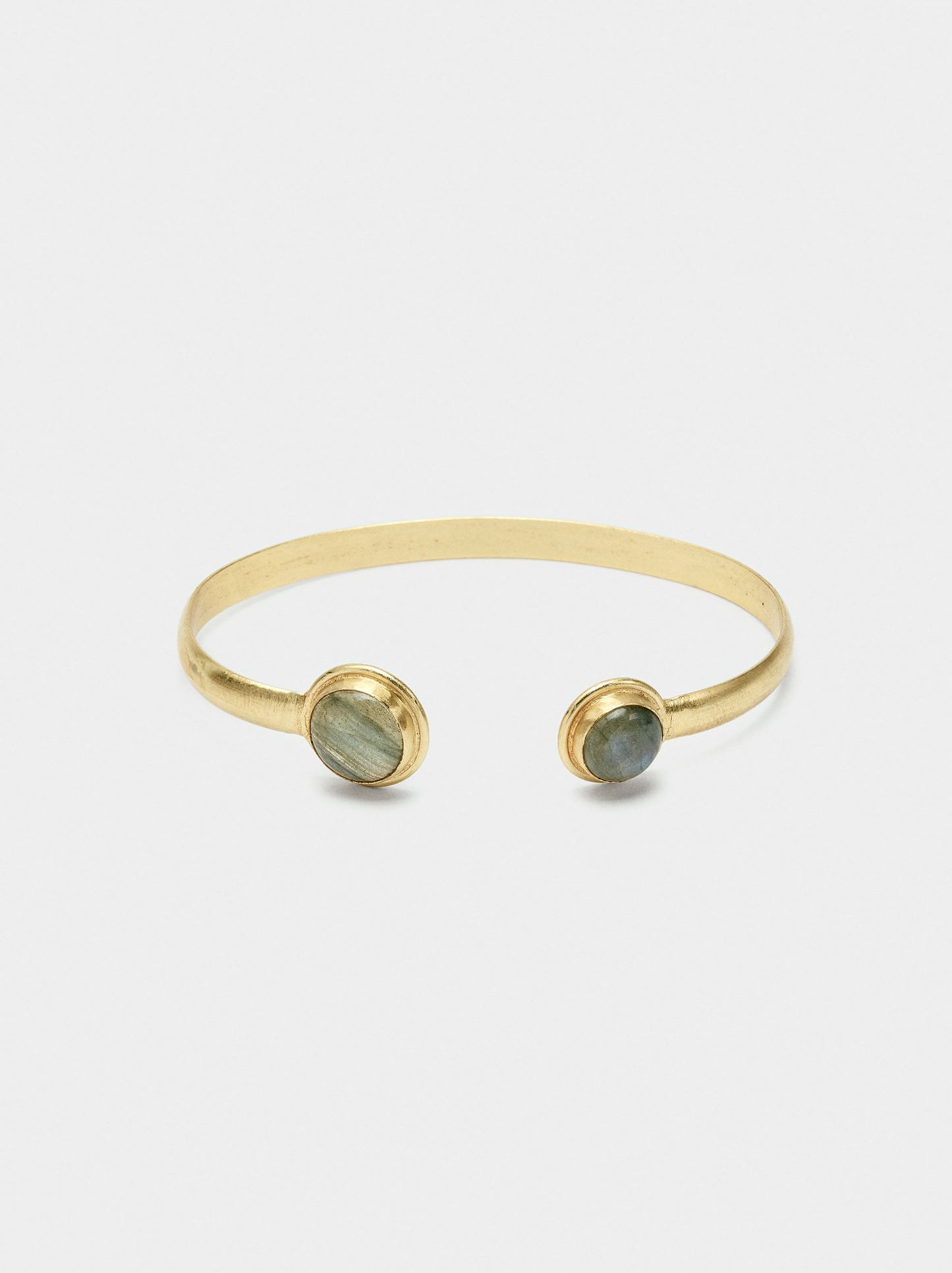 Open Bracelet With Stones