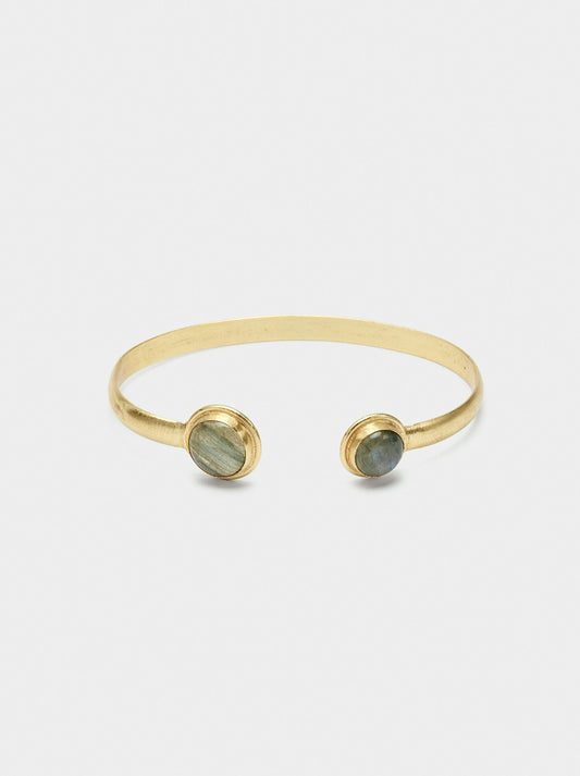 Open Bracelet With Stones