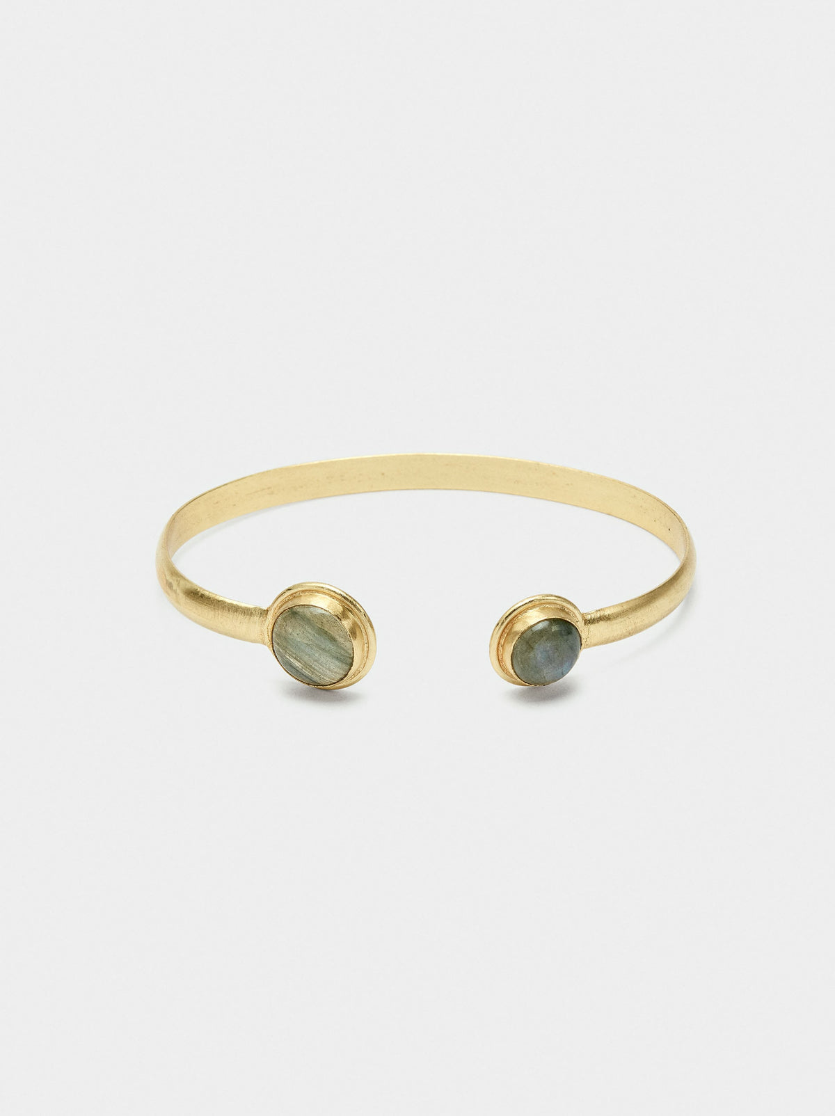 Open Bracelet With Stones