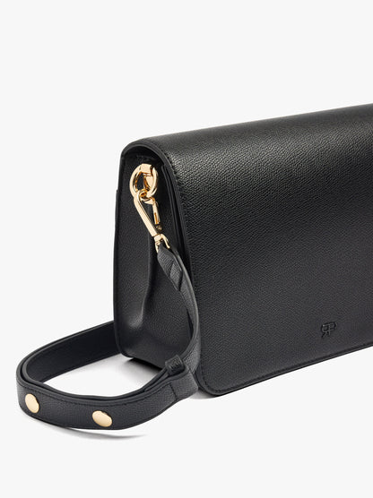 Crossbody Bag With Texture And Flap