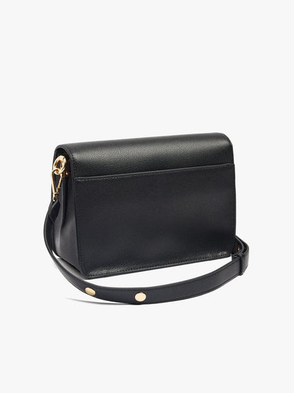 Crossbody Bag With Texture And Flap