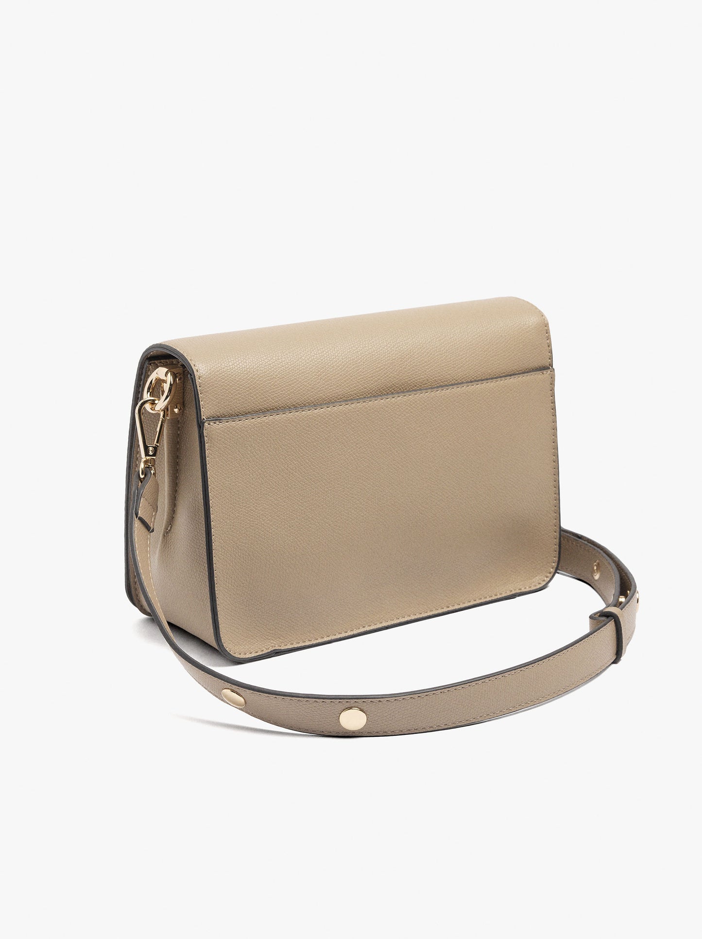 Crossbody Bag With Texture And Flap