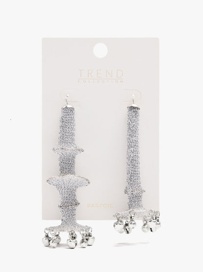 Asymmetric Earrings With Bells