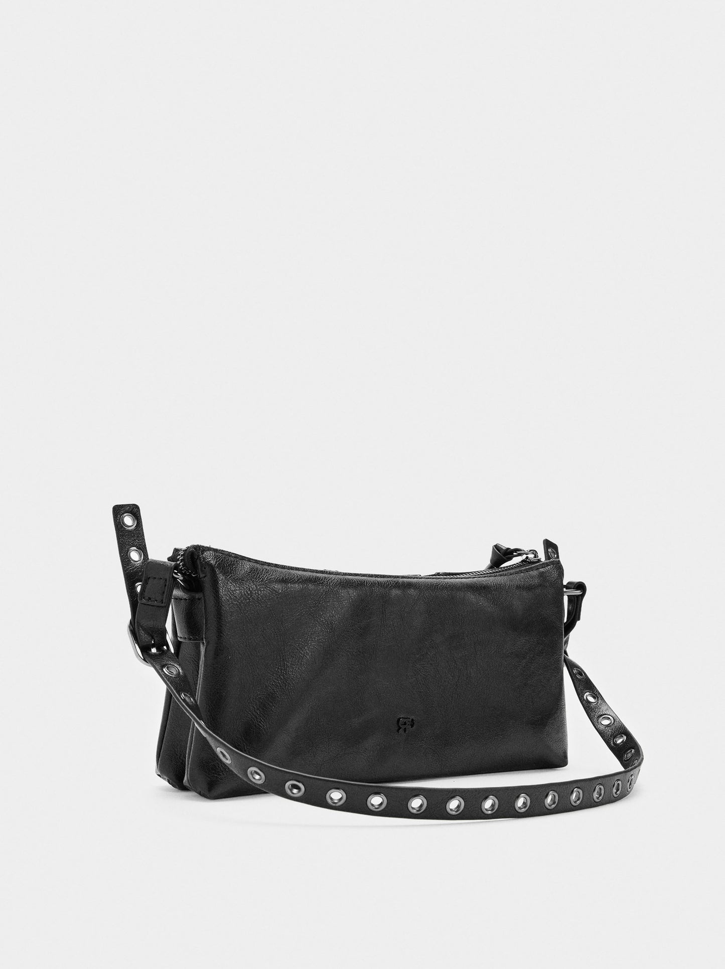 Worn-Effect Shoulder Bag
