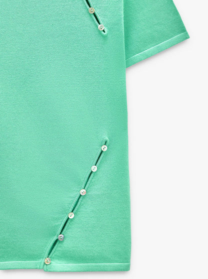 Knit Sweater With Button Detail