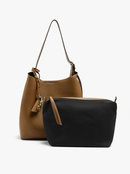 Shoulder Bag With Removable Bag