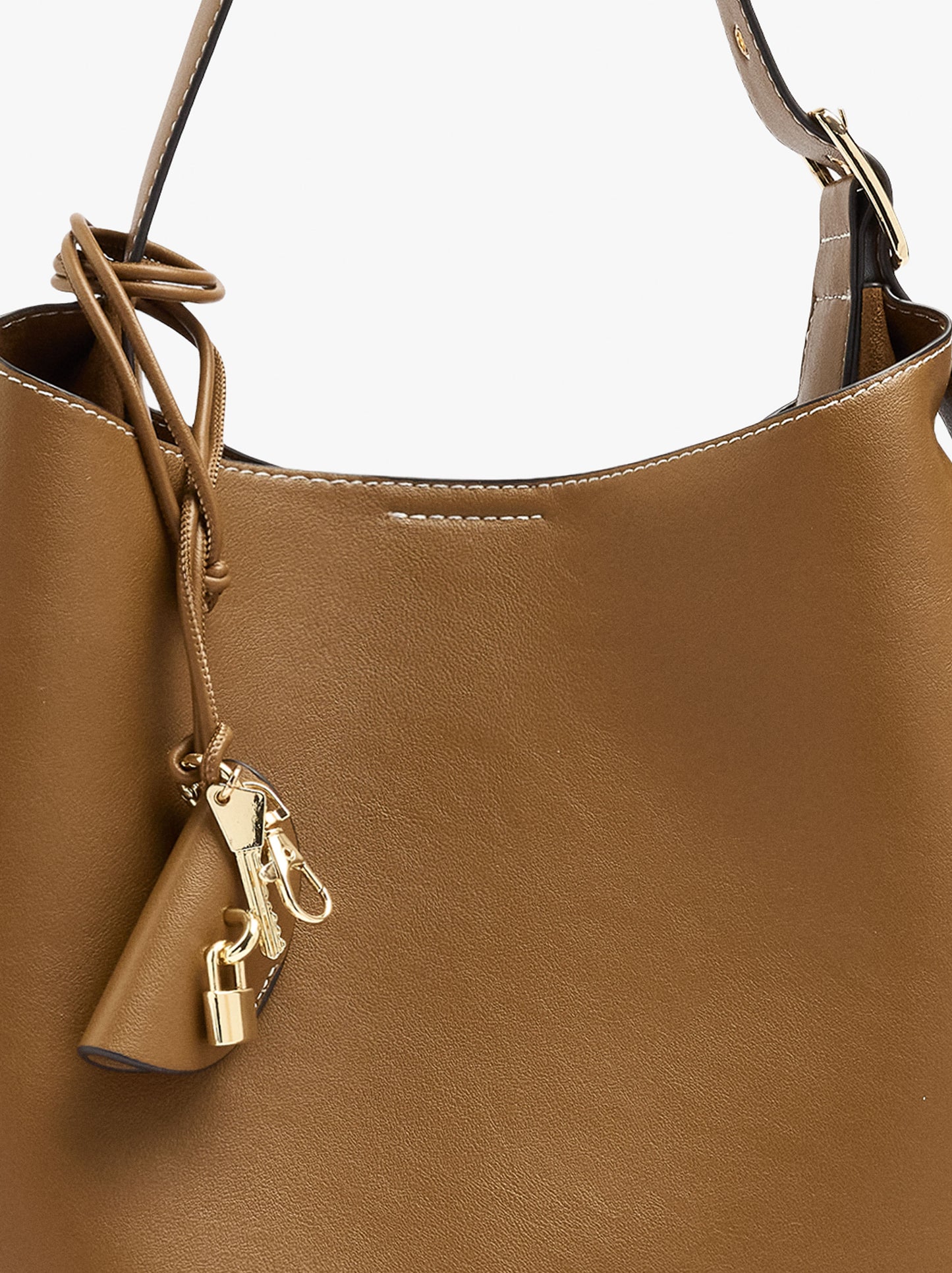 Shoulder Bag With Removable Bag