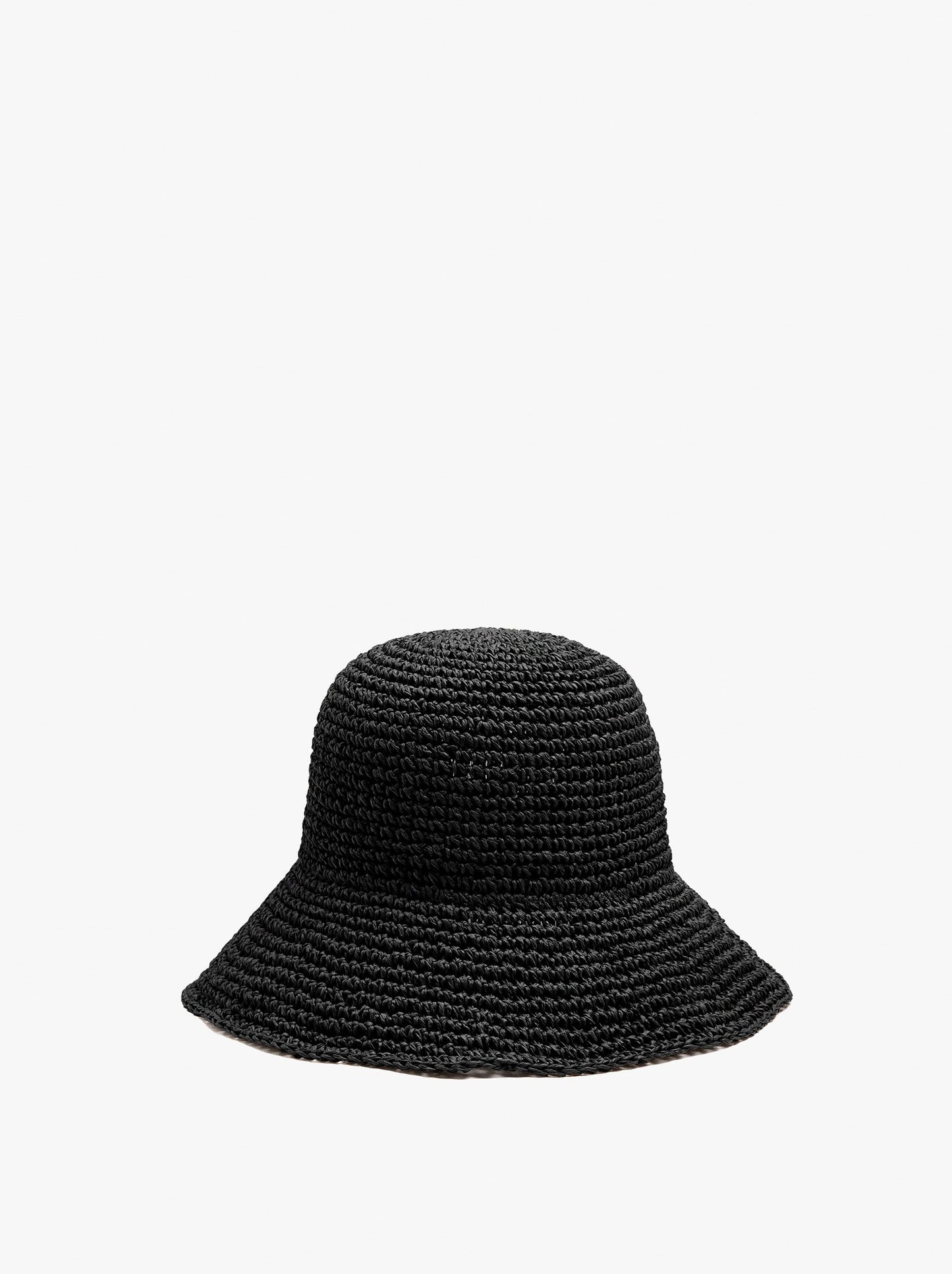 Bucket Hat With Paper Straw Effect