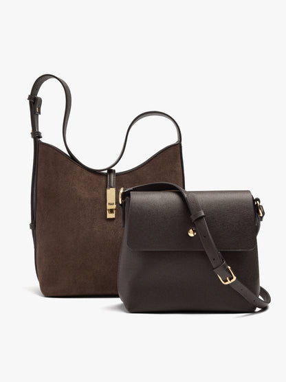 Shoulder Bag With Leather-Effect