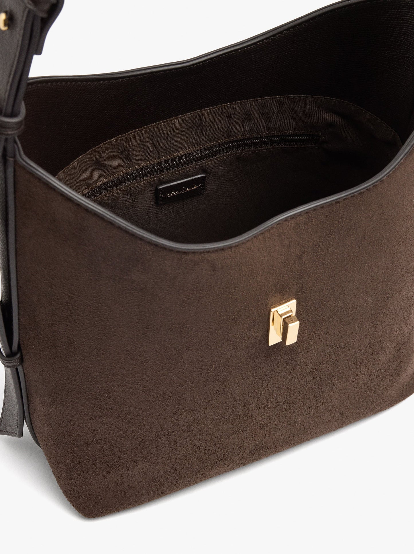 Shoulder Bag With Leather-Effect