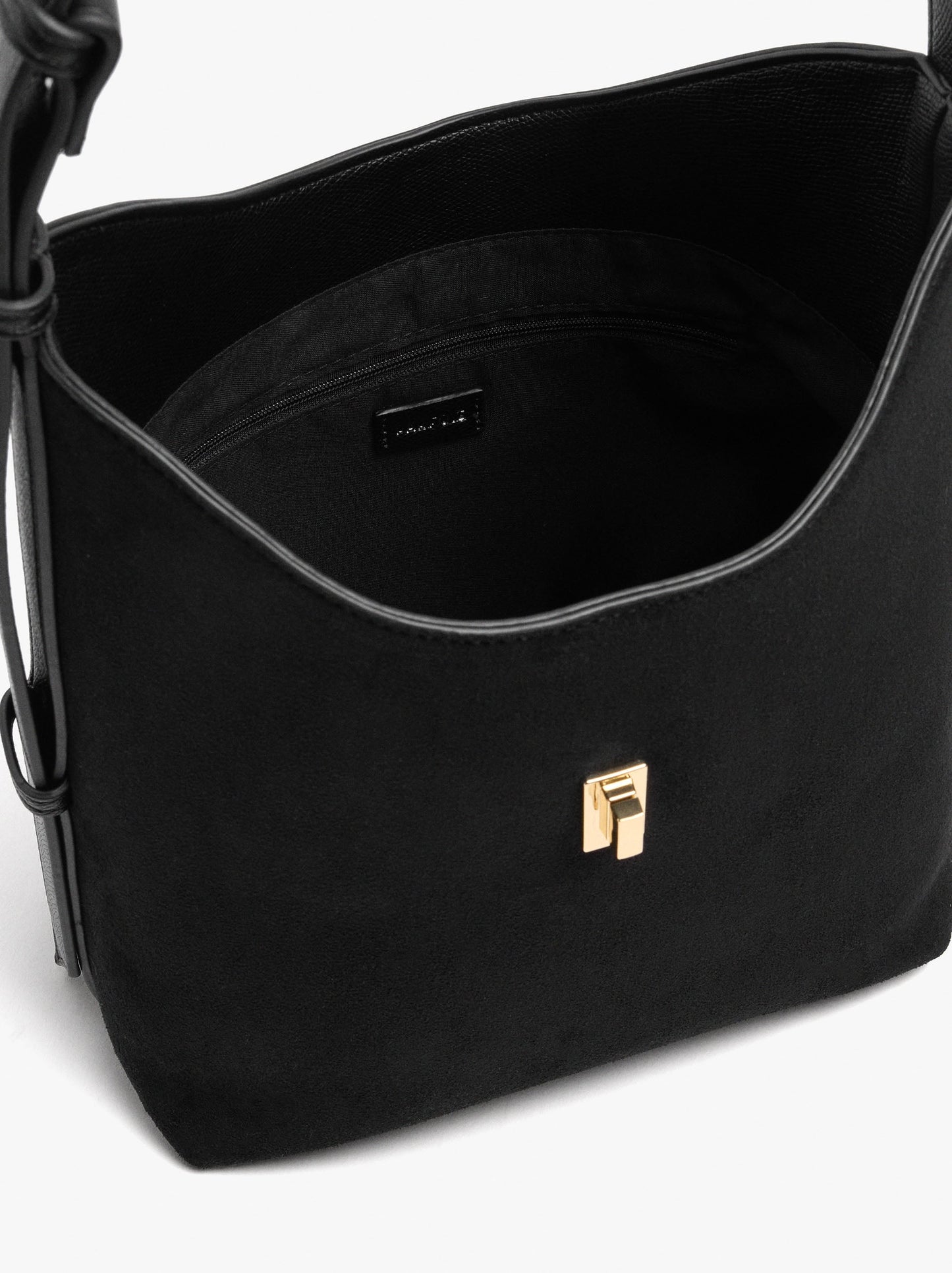 Shoulder Bag With Leather-Effect