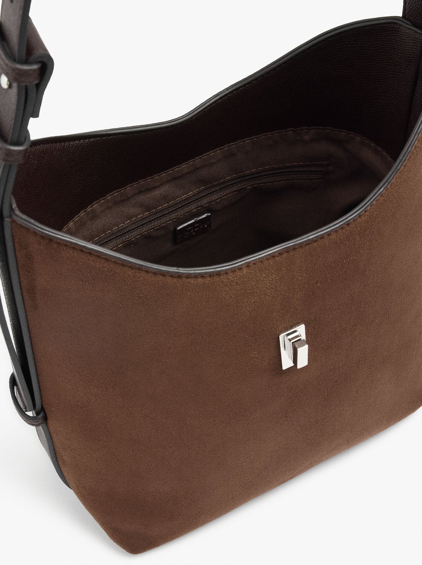 Shoulder Bag With Leather-Effect
