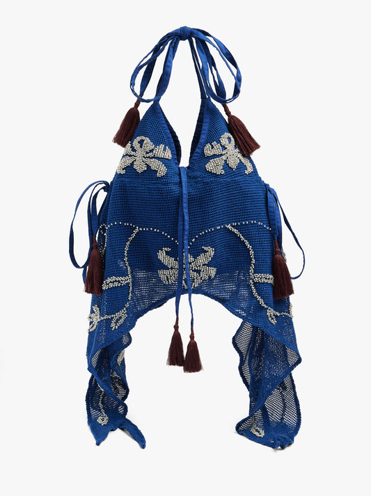 Crochet Bag-Top With Beads