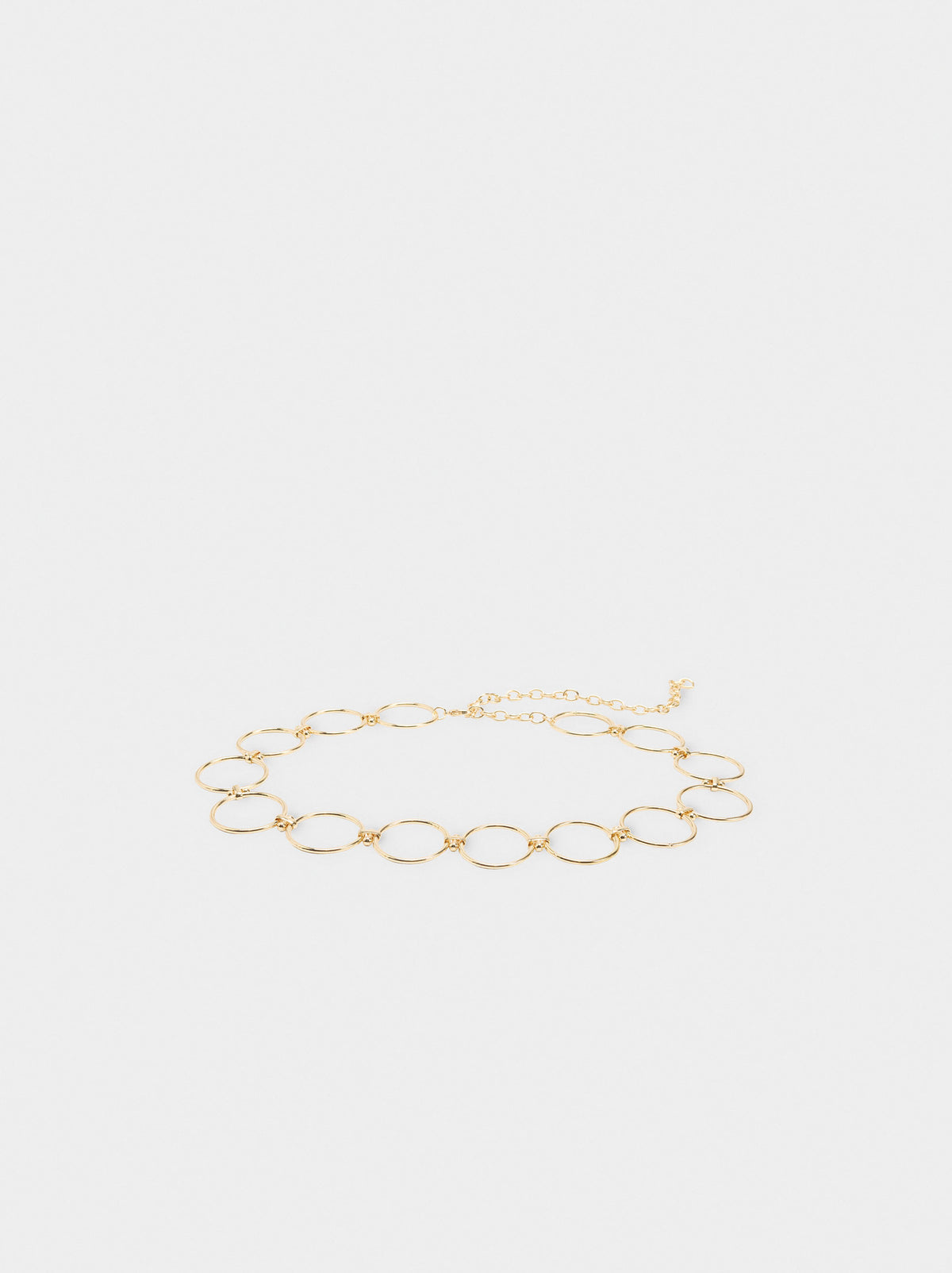 Metal Belt With Rings