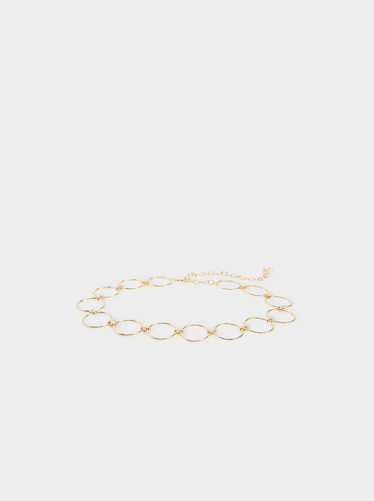 Metal Belt With Rings