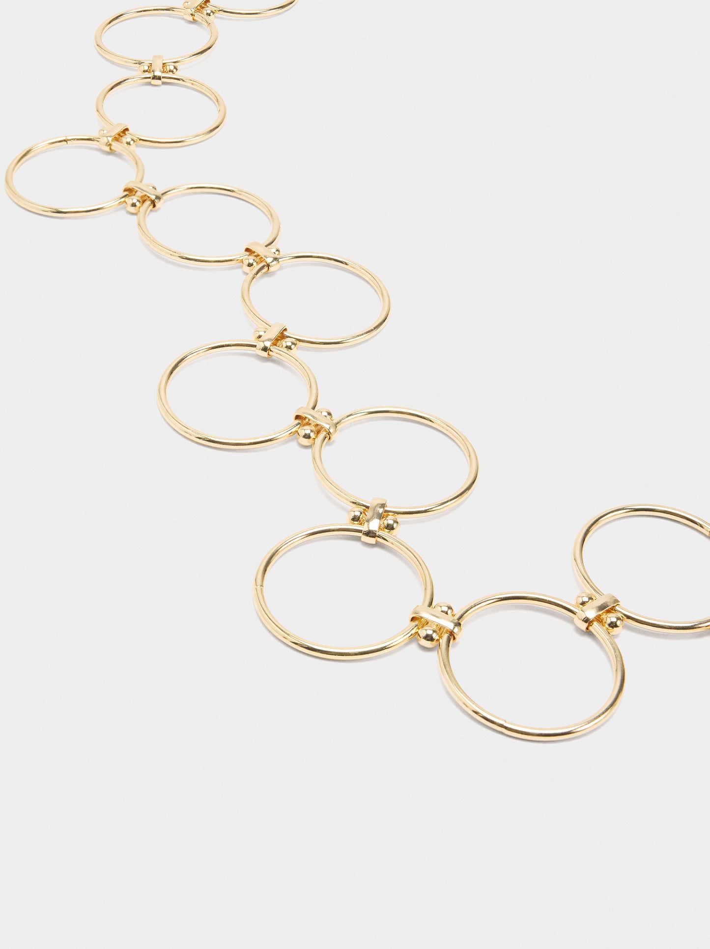 Metal Belt With Rings