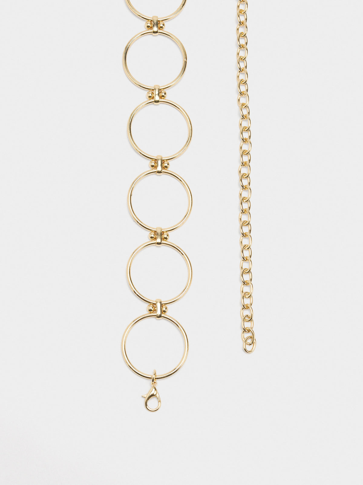 Metal Belt With Rings