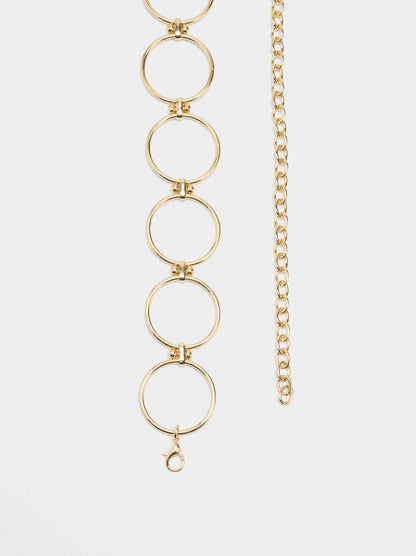 Metal Belt With Rings