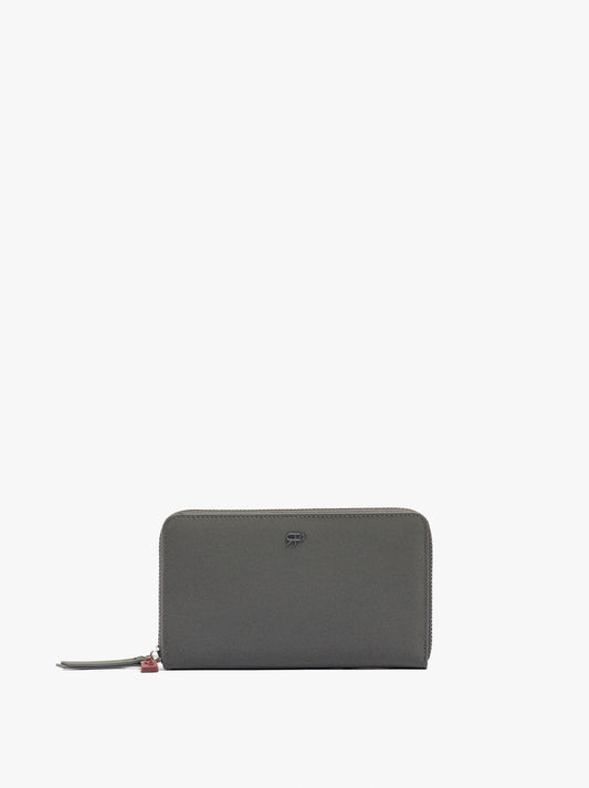 Wallet With Soft Texture With Zipper Closure
