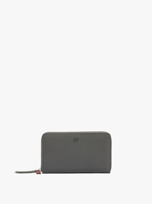 Wallet With Soft Texture With Zipper Closure