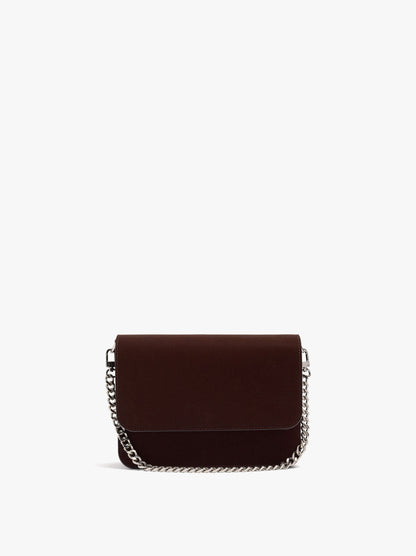 Crossbody Bag With Flap And Soft Texture