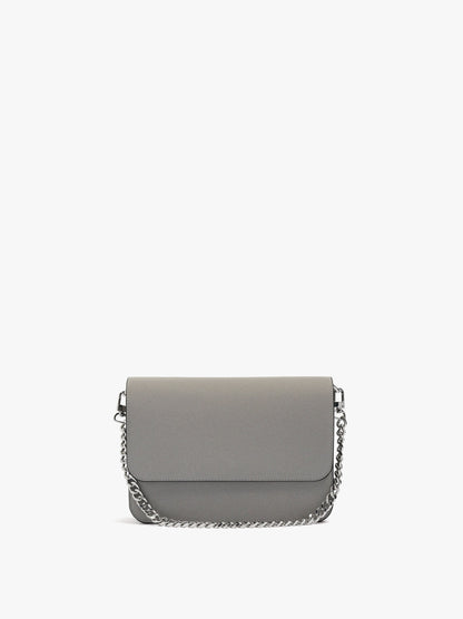 Crossbody Bag With Flap And Soft Texture