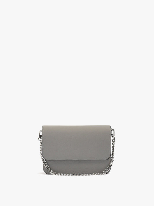 Crossbody Bag With Flap And Soft Texture