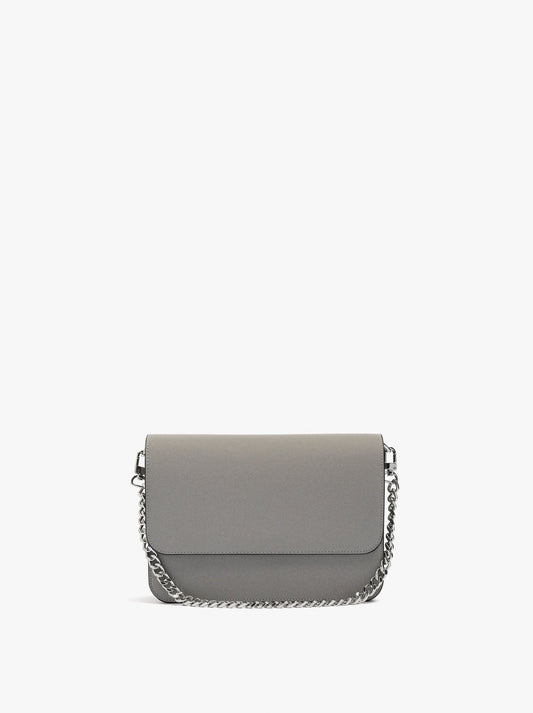 Crossbody Bag With Flap And Soft Texture