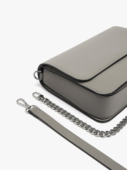Crossbody Bag With Flap And Soft Texture