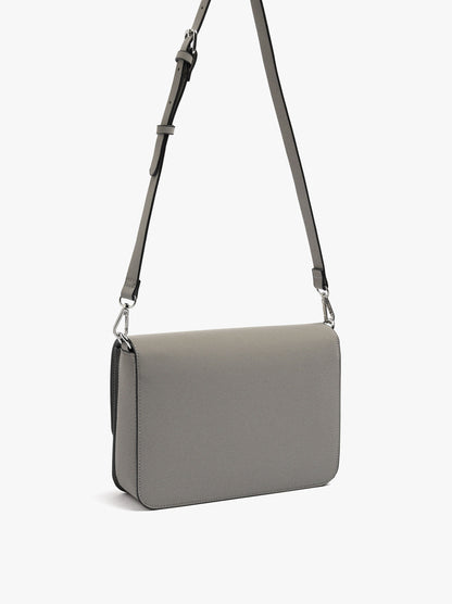 Crossbody Bag With Flap And Soft Texture