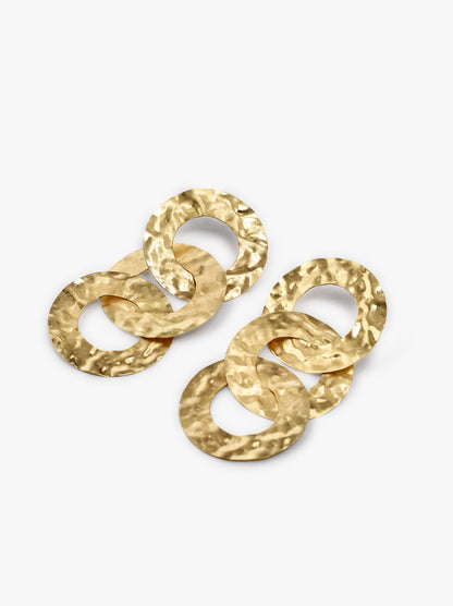 Maxi Earrings With Intertwined Hoops