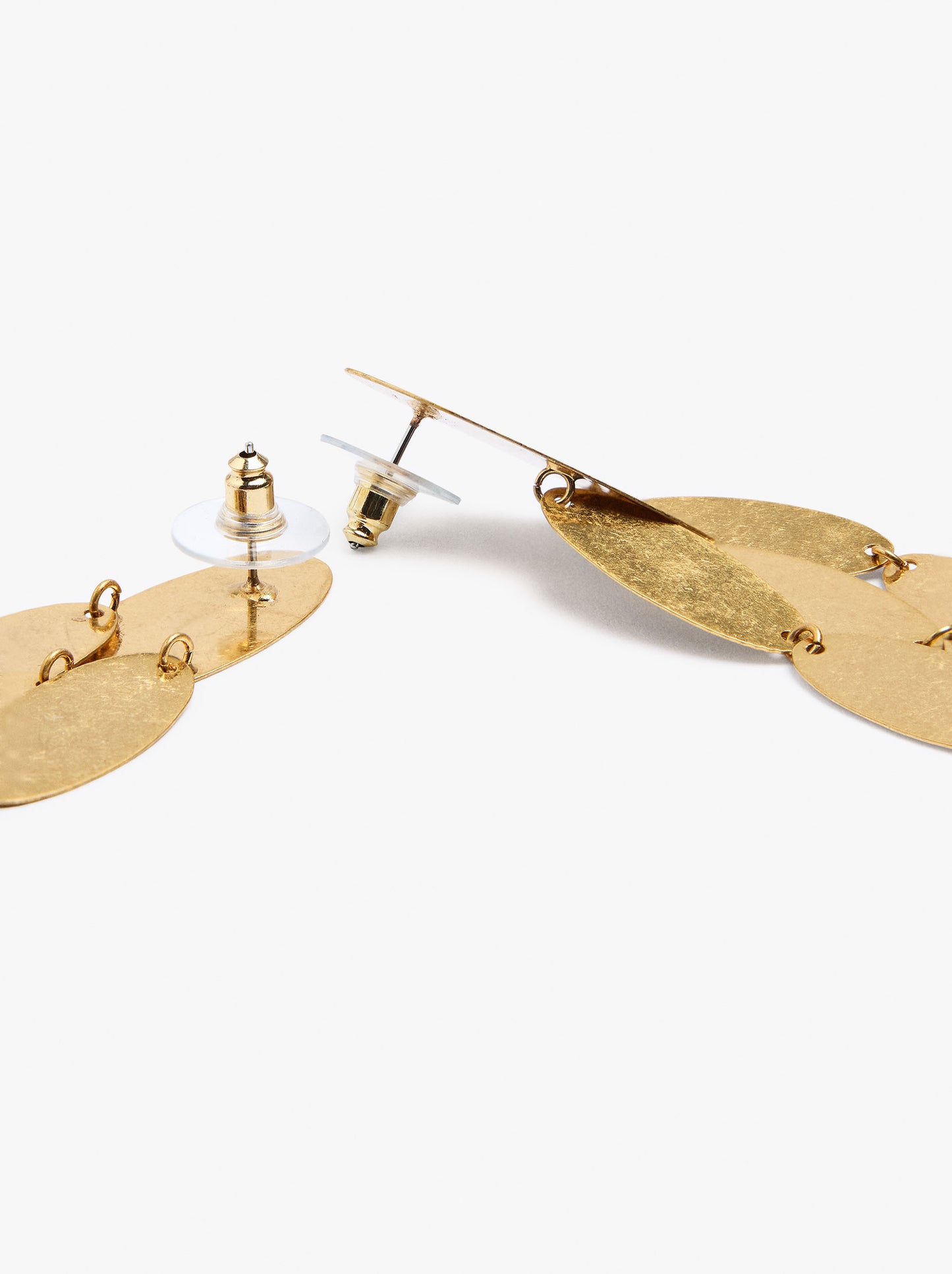 Long Earrings With Oval Shapes