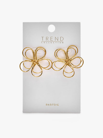Maxi Earrings With Double Flower