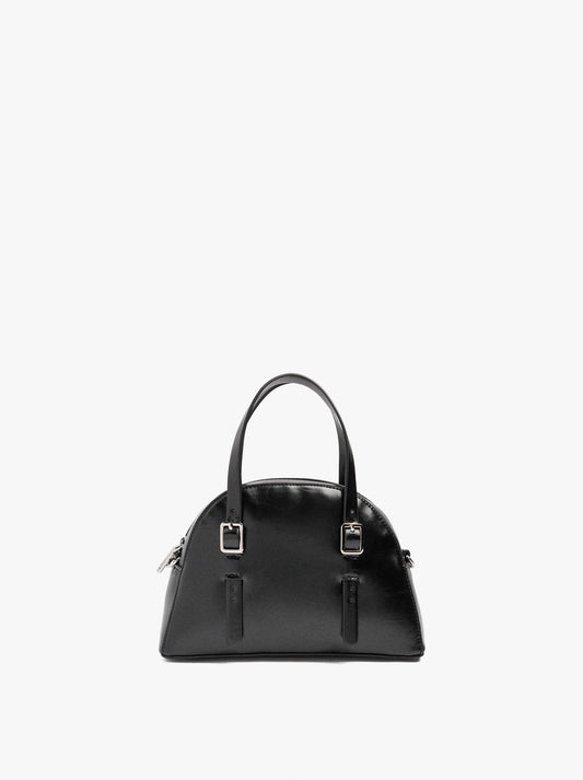 Rounded Tote Bag With Crossbody Strap