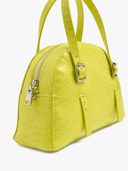 Rounded Tote Bag With Texture
