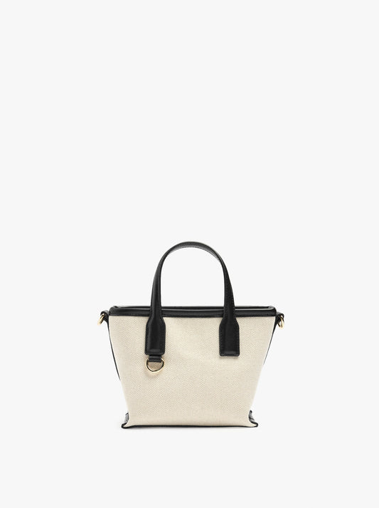 Tote Bag Straw Effect With Crossbody