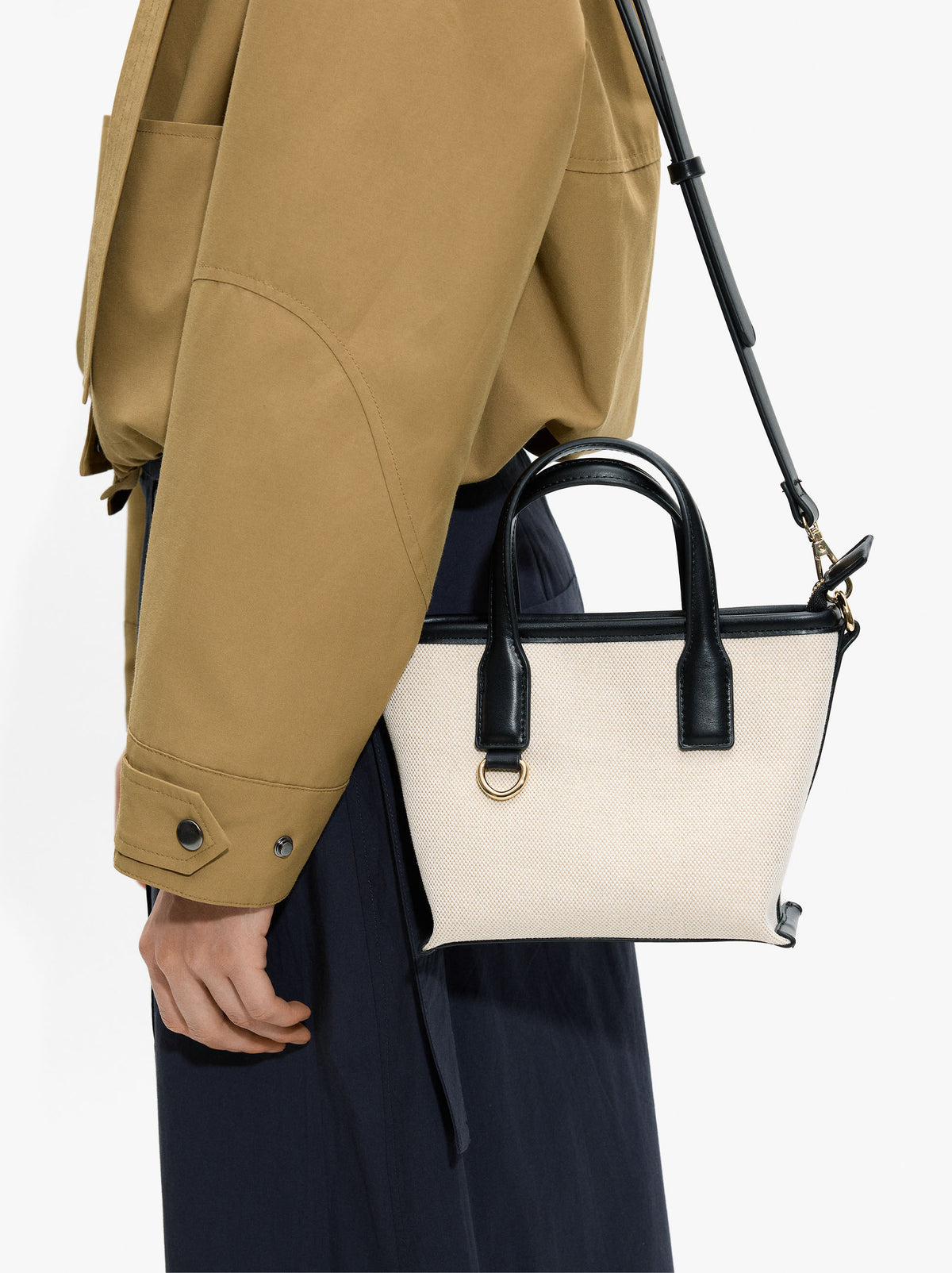 Tote Bag Paper Straw With Crossbody