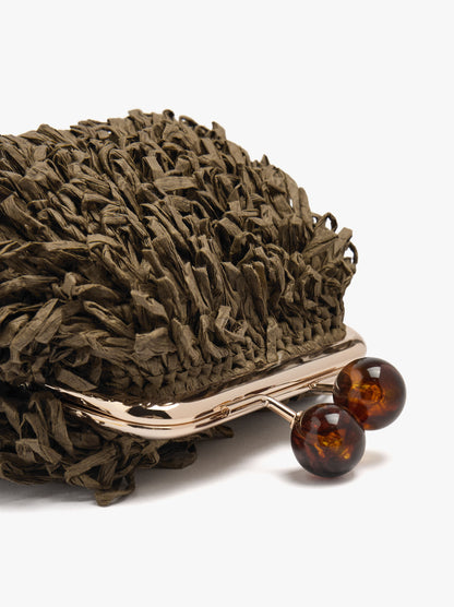 Coin Purse Textured Paper Straw